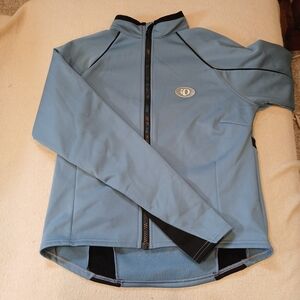 Pearl Izumi Light Blue Women's Small Jacket With Back Zip Pocket Biking Bike